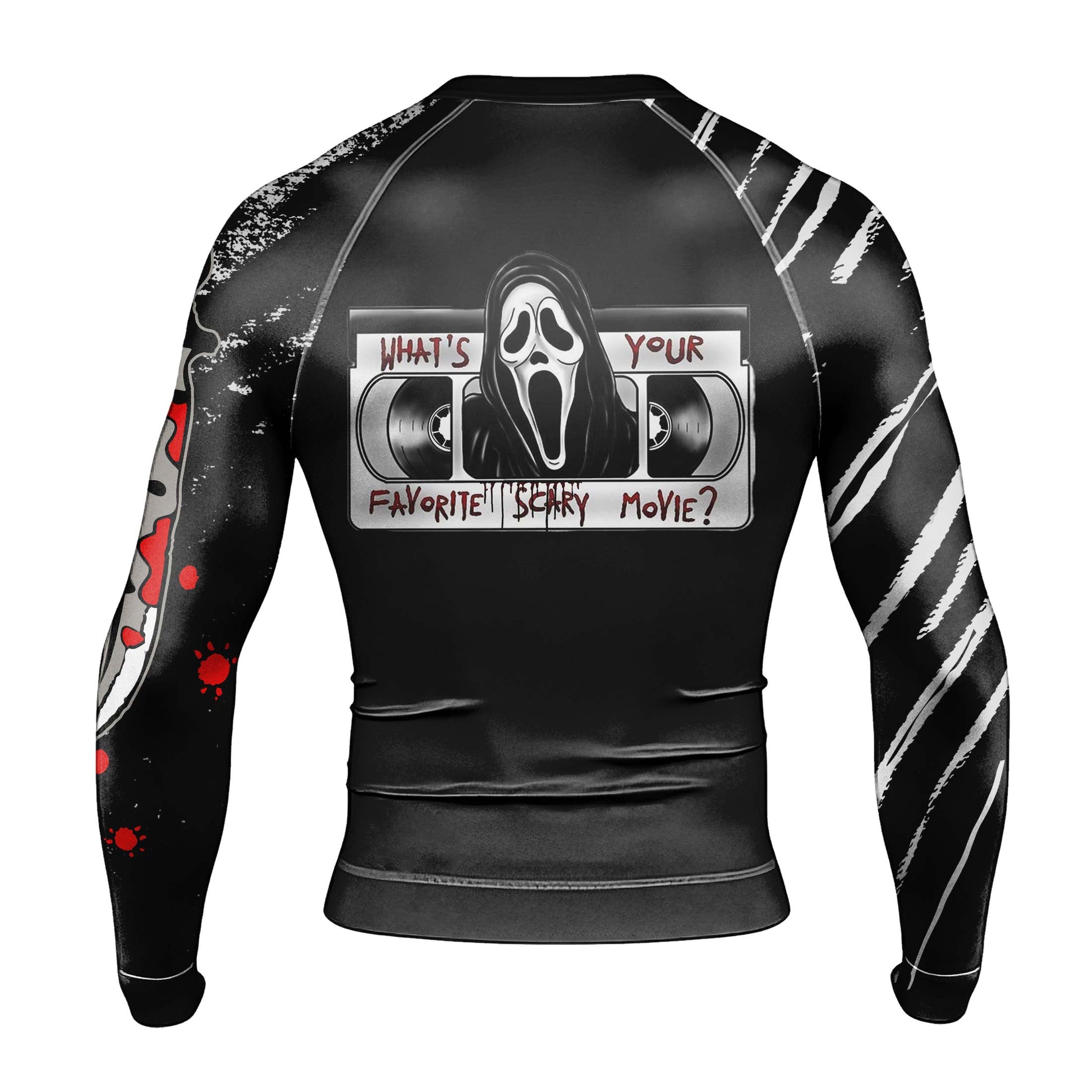Halloween Ghostface Rash Guard