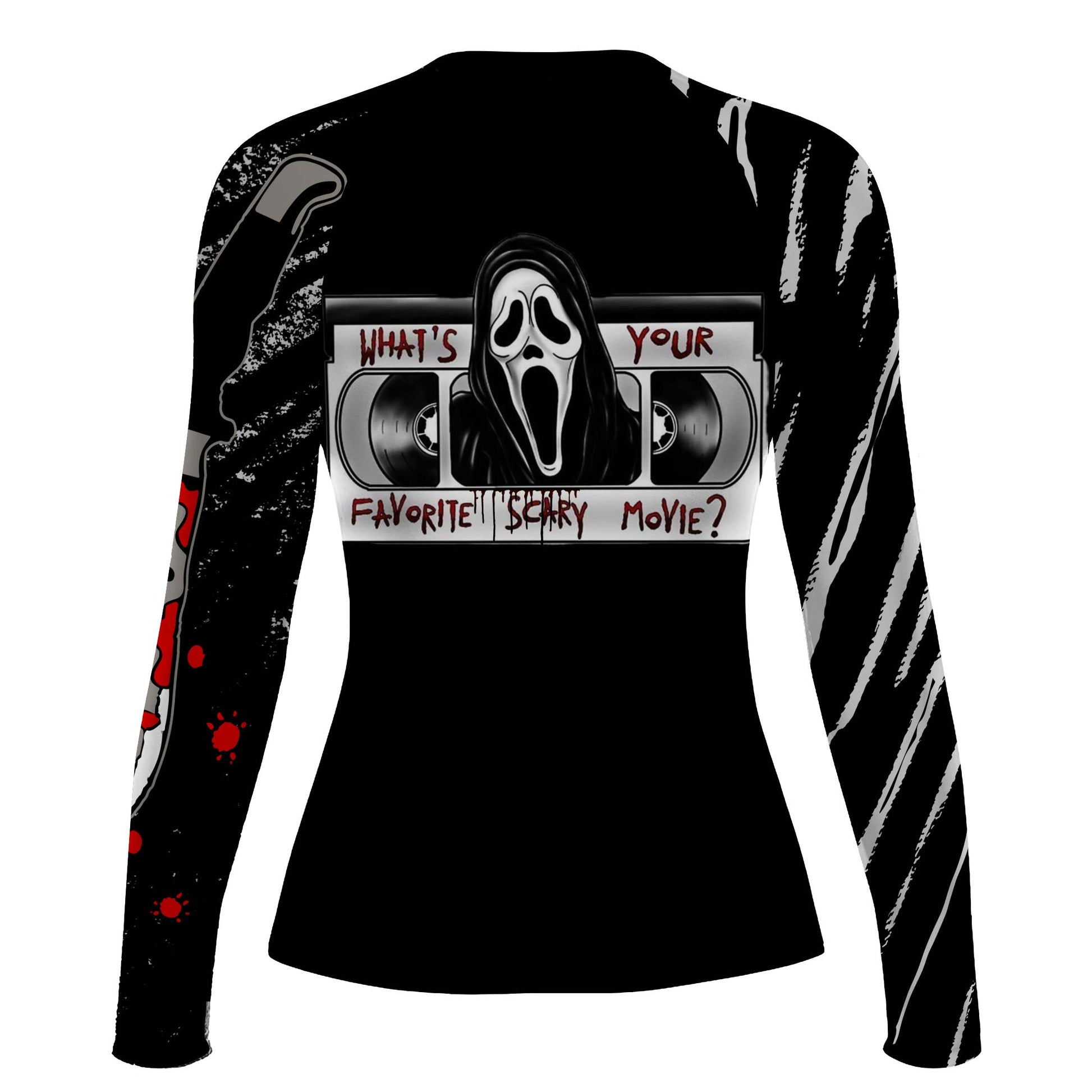Halloween Ghostface Rash Guard