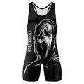 Halloween Ghostface Wrestling Singlet