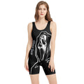 Halloween Ghostface Wrestling Singlet