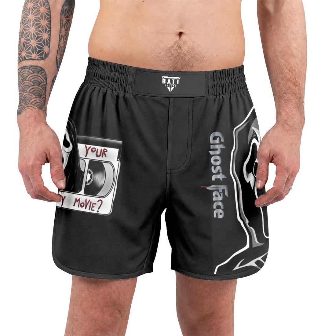 Halloween Ghostface Grappling Shorts