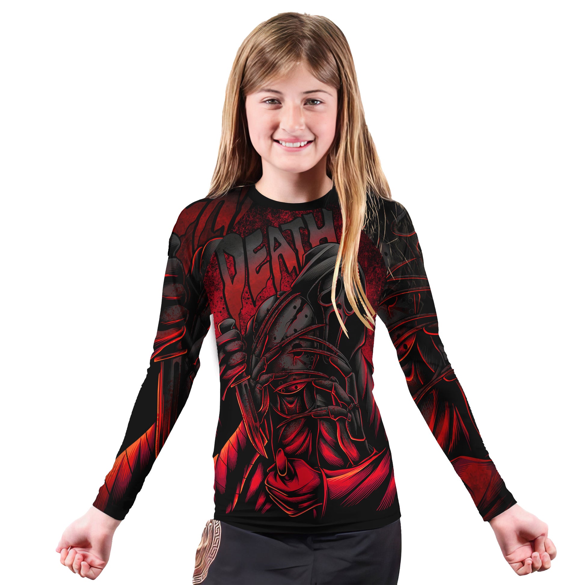 Halloween Legend Killer Kids Rash Guard