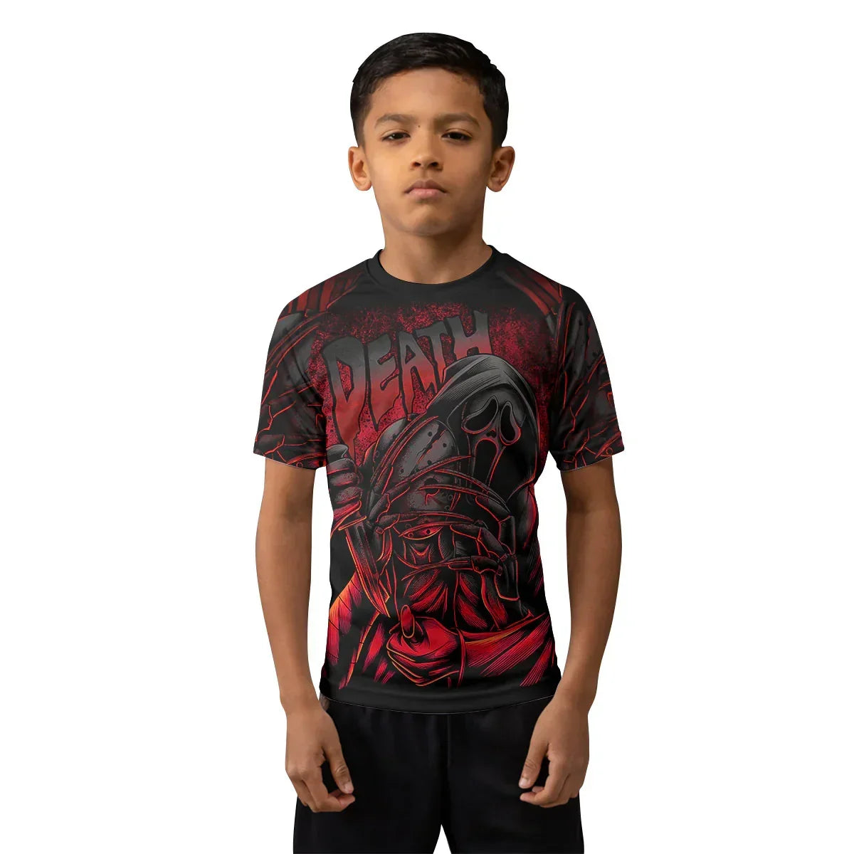 Halloween Legend Killer Kids Rash Guard