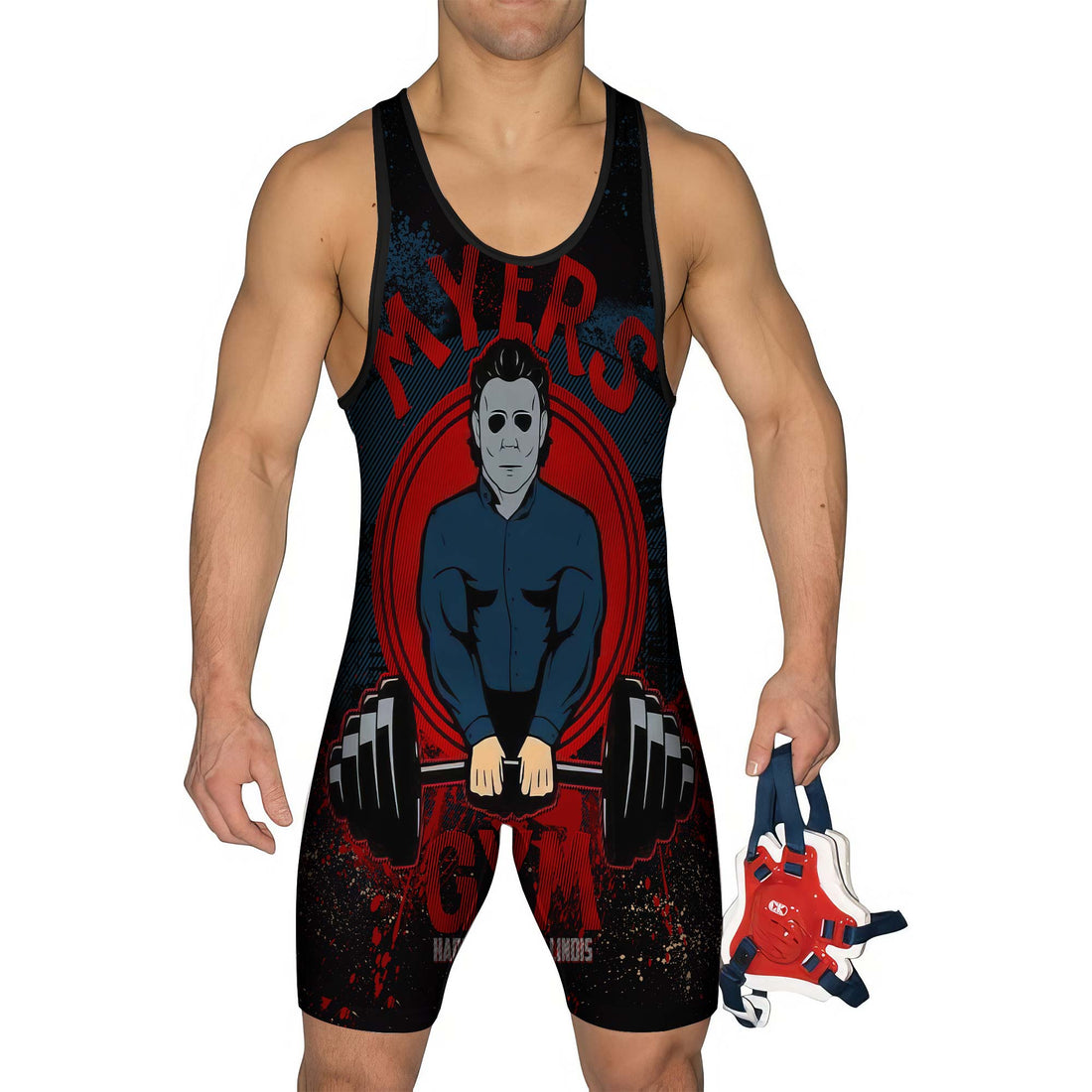 Halloween Michael Myers 1978 Gym Men's Wrestling Singlet