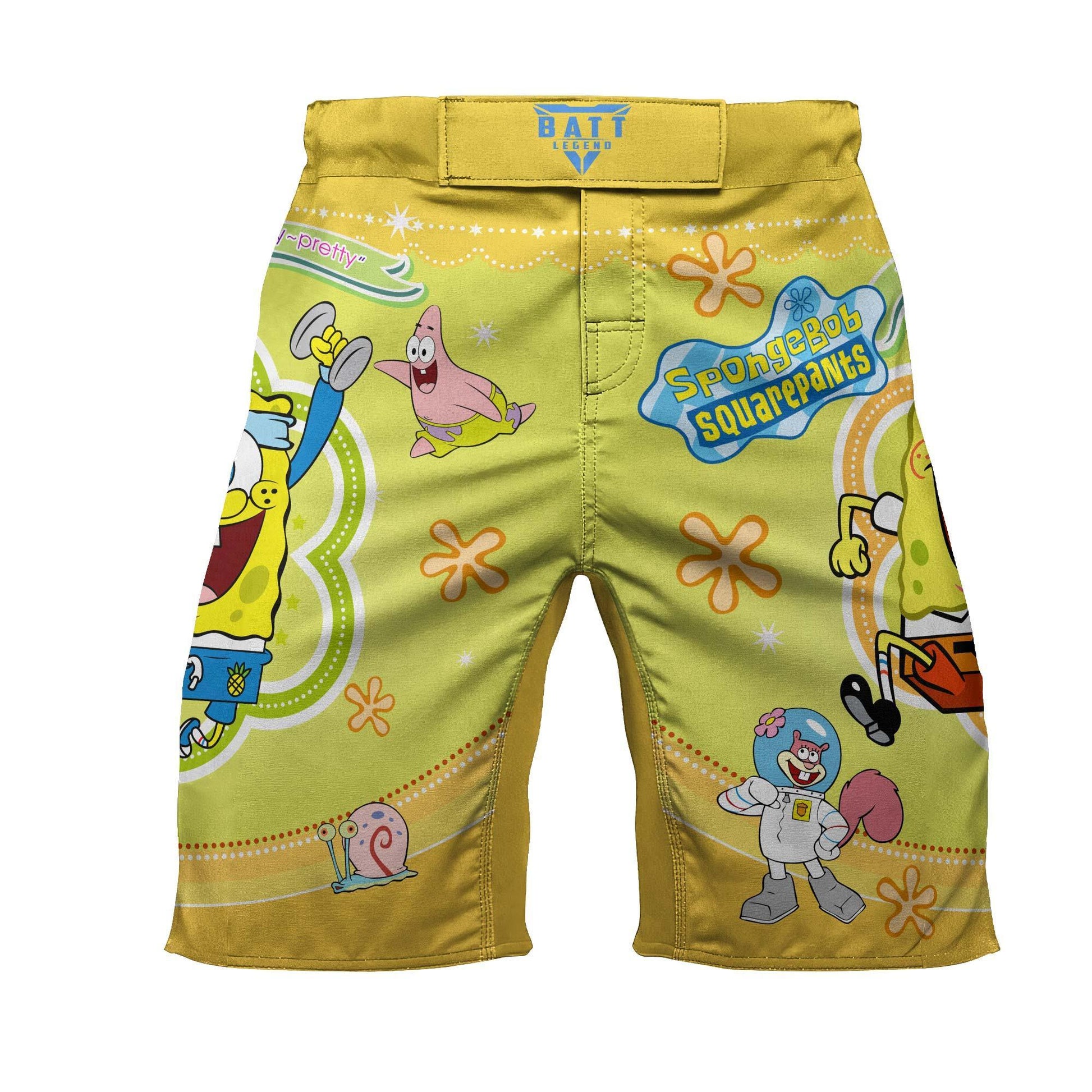 Happy SpongeBob Squarepant Fight Shorts