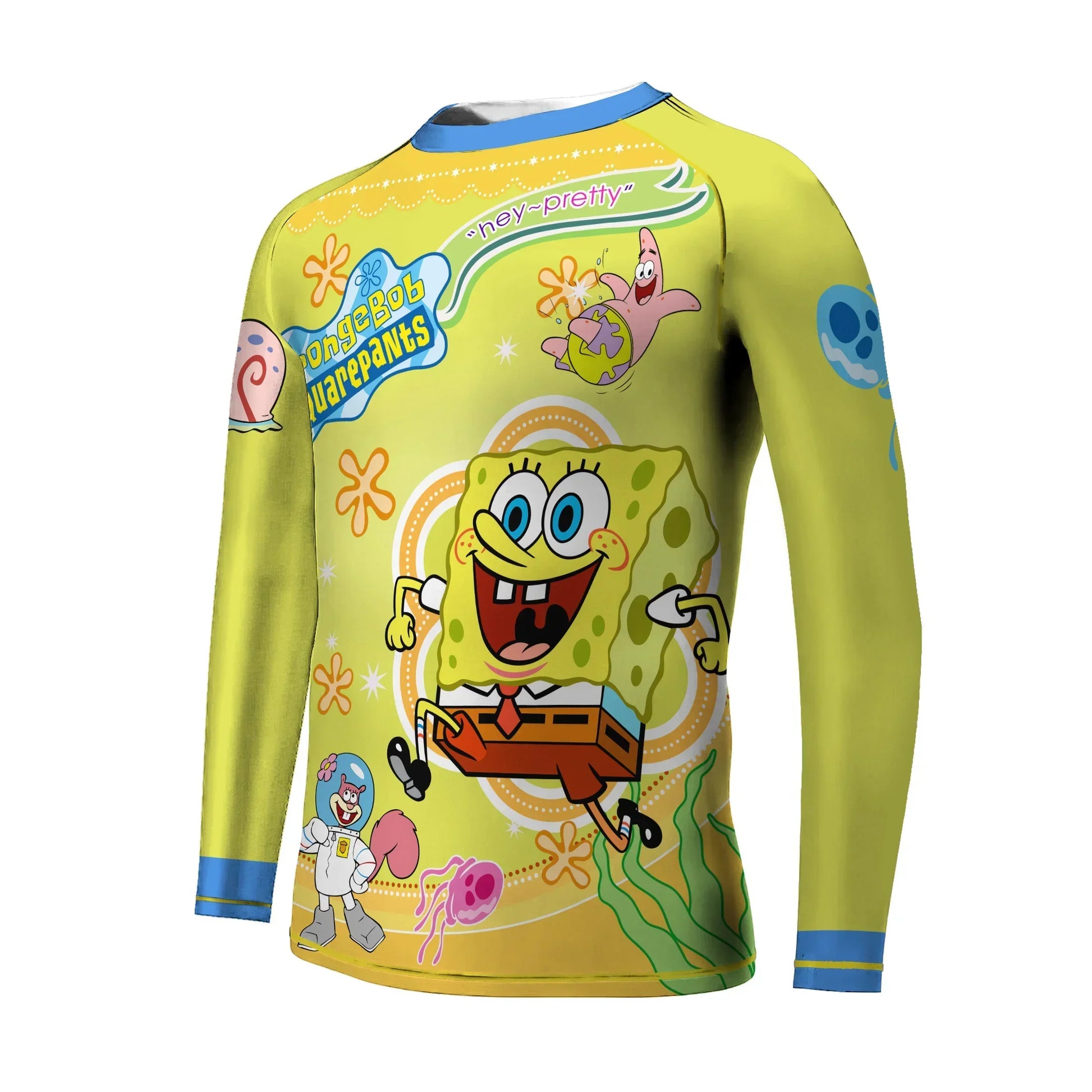 Happy SpongeBob Squarepant Kids Rash Guard