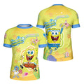 Happy SpongeBob Squarepant Kids Rash Guard