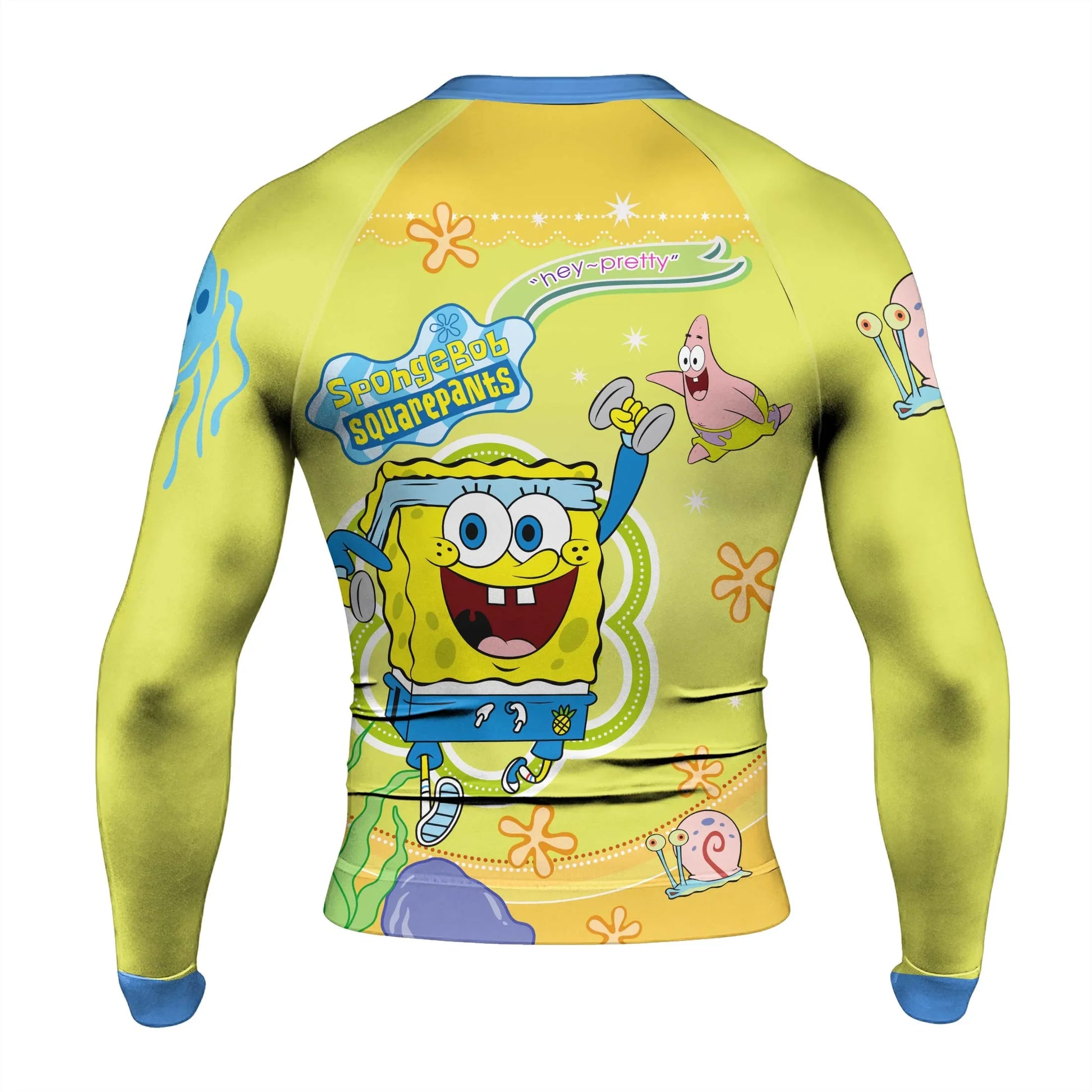 Happy SpongeBob Squarepant Rash Guard