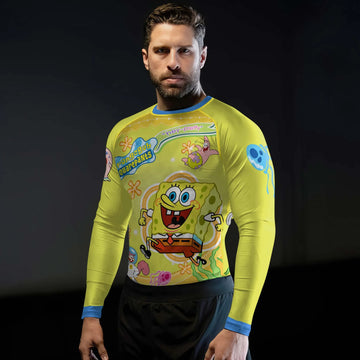 Happy SpongeBob Squarepant Rash Guard