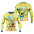 Happy SpongeBob Squarepant Rash Guard