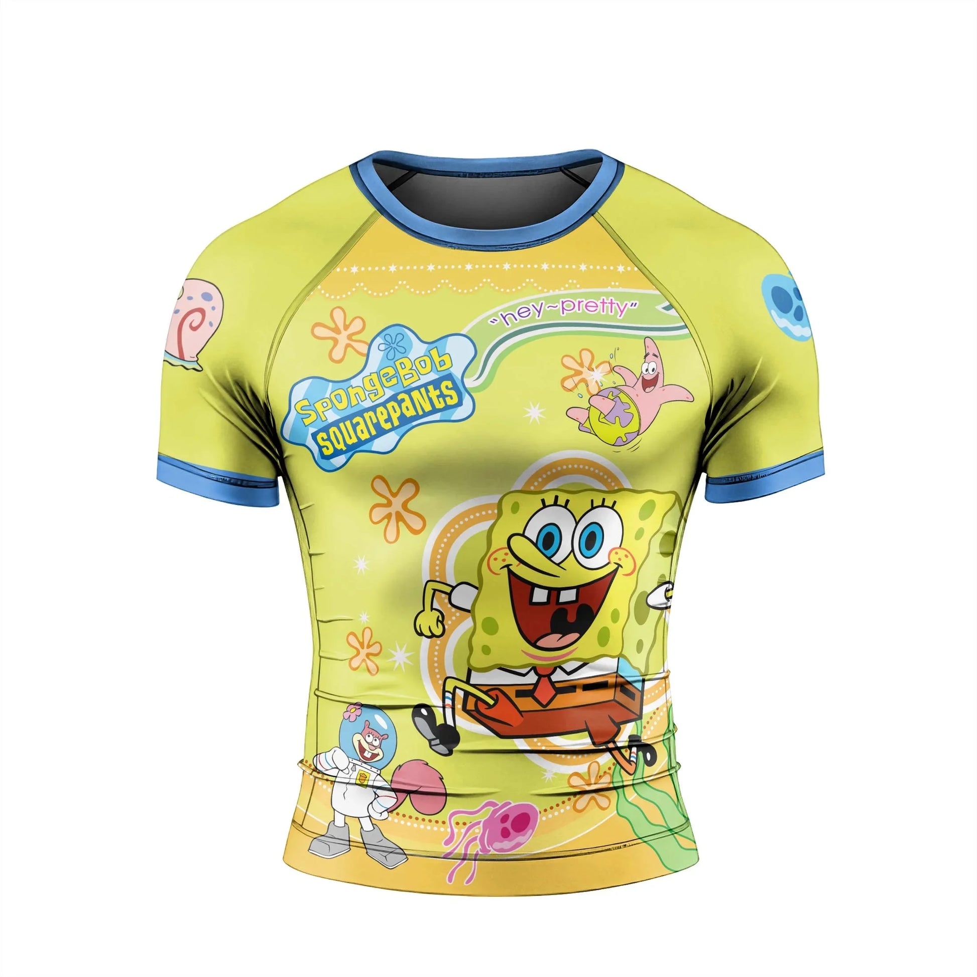 Happy SpongeBob Squarepant Rash Guard