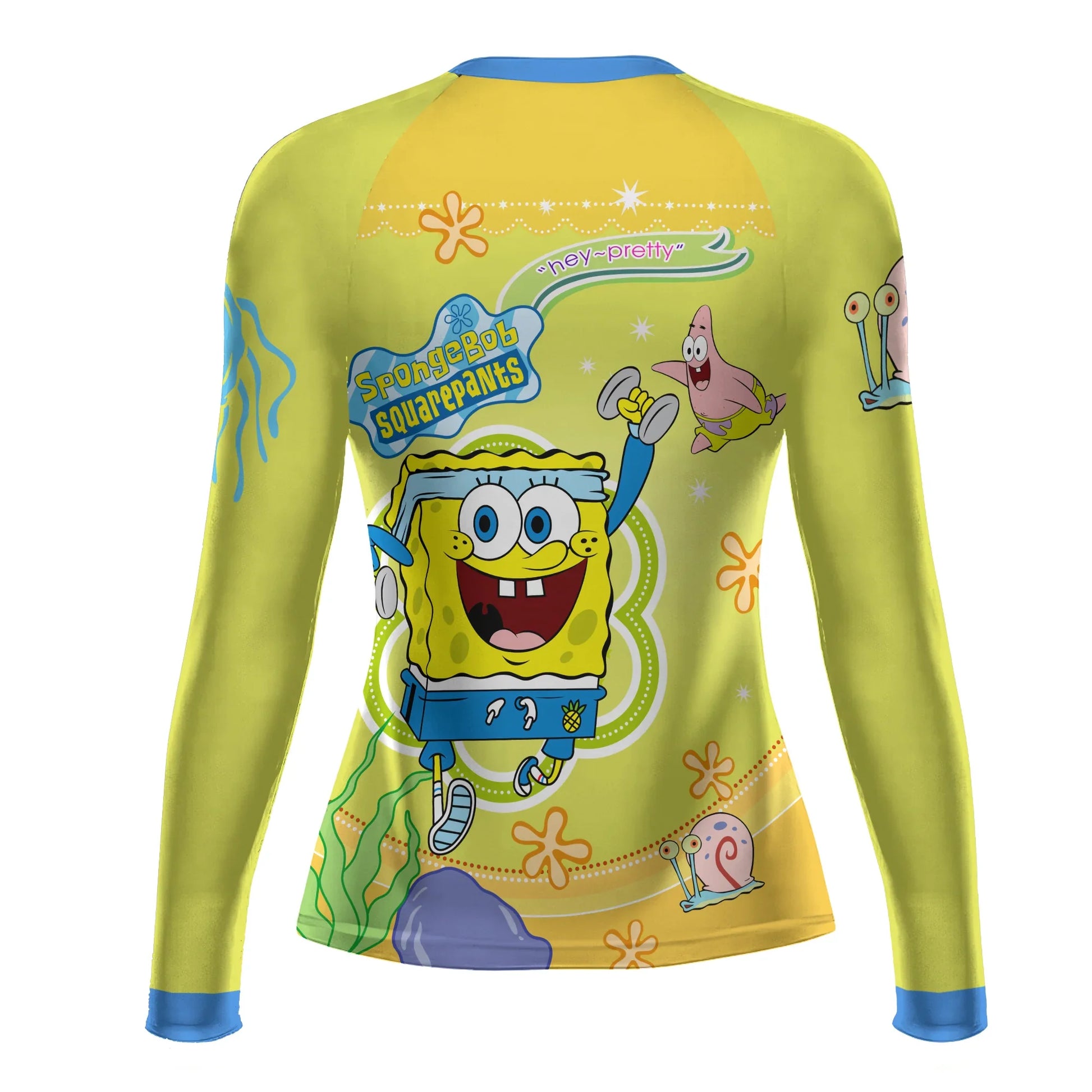 Happy SpongeBob Squarepant Rash Guard