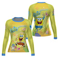 Happy SpongeBob Squarepant Rash Guard