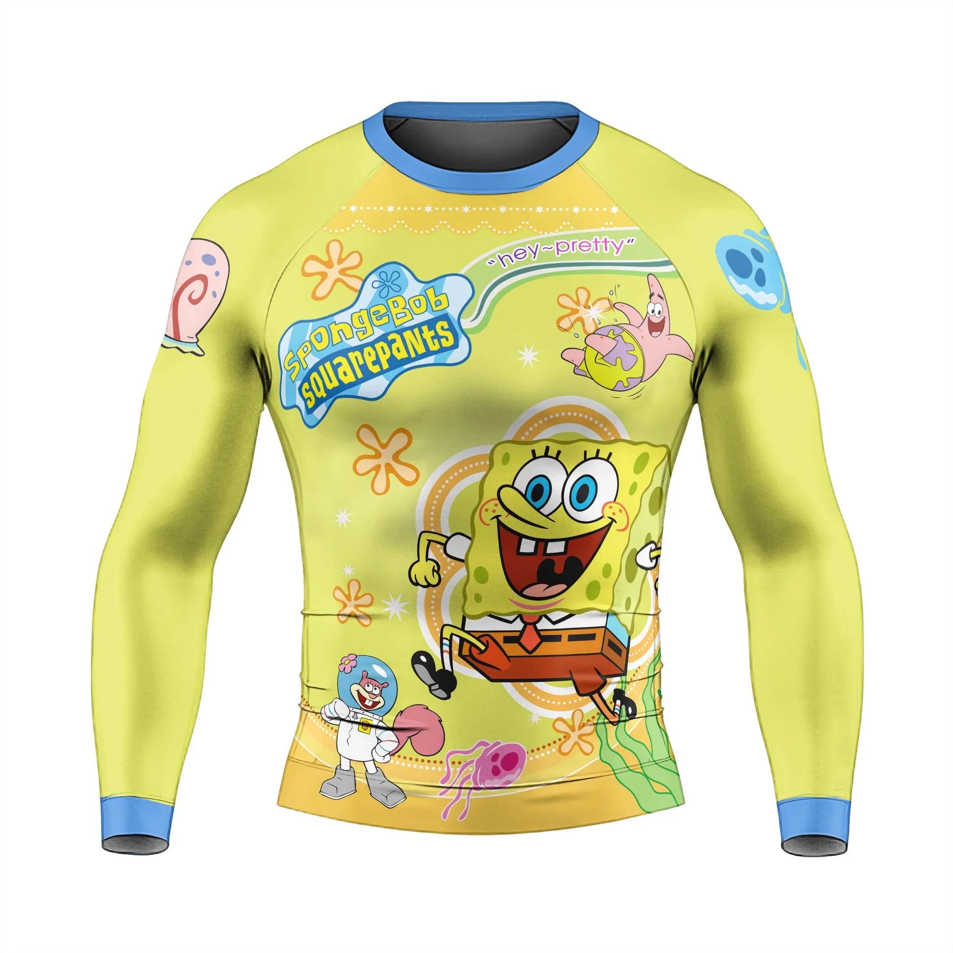 Happy SpongeBob Squarepant Rash Guard