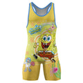 Happy SpongeBob Squarepant Wrestling Singlet