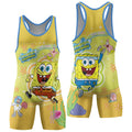 Happy SpongeBob Squarepant Wrestling Singlet