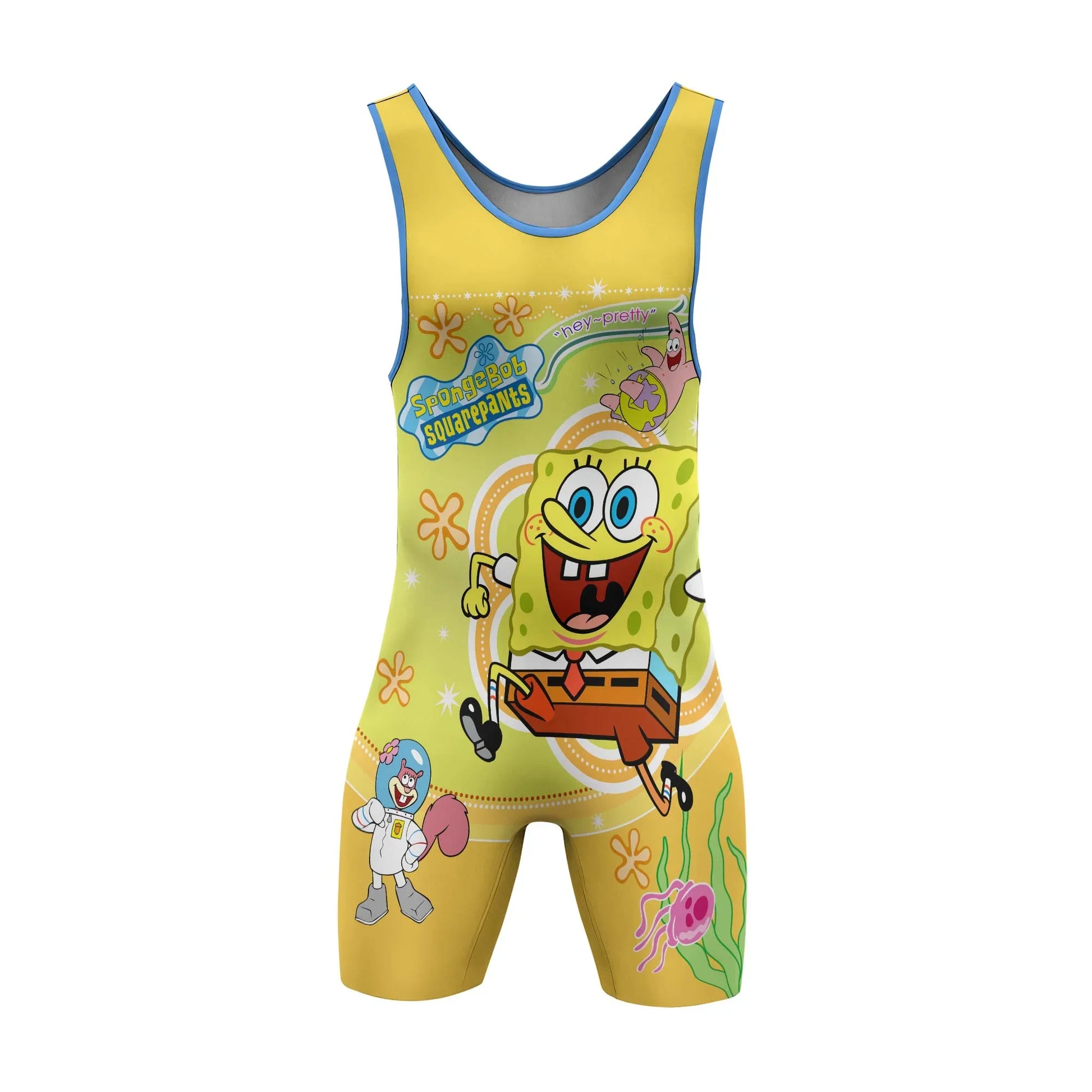 Happy SpongeBob Squarepant Wrestling Singlet