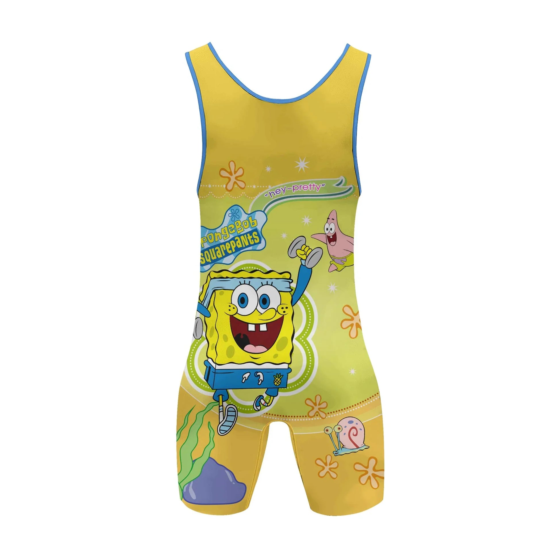 Happy SpongeBob Squarepant Wrestling Singlet