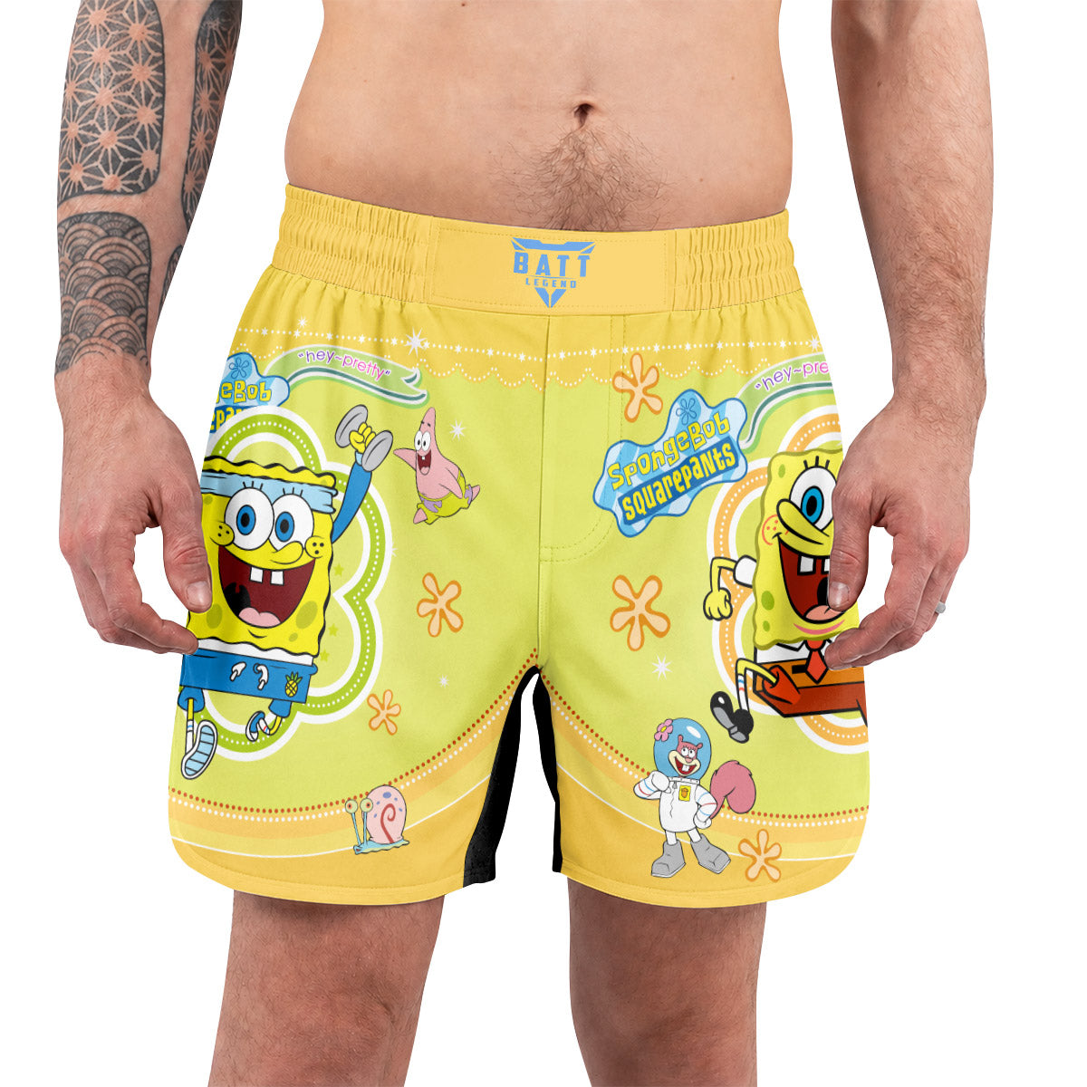 Happy SpongeBob Squarepant Grappling Shorts