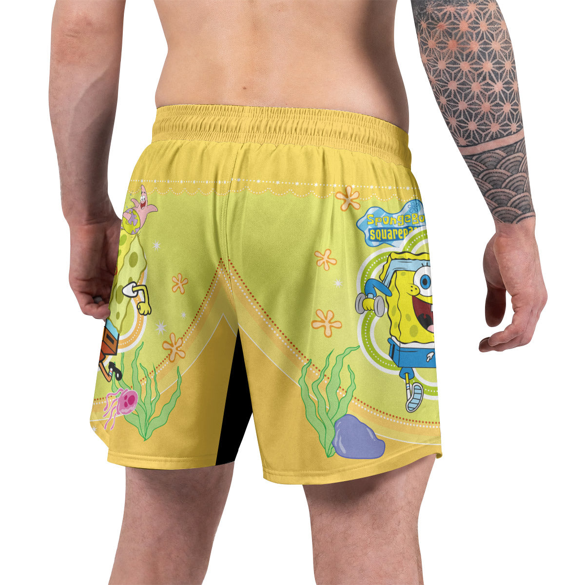 Happy SpongeBob Squarepant Grappling Shorts