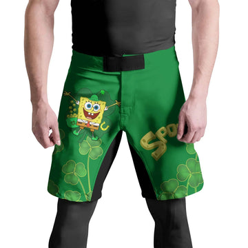 Happy St Krabby Patty Day Fight Shorts