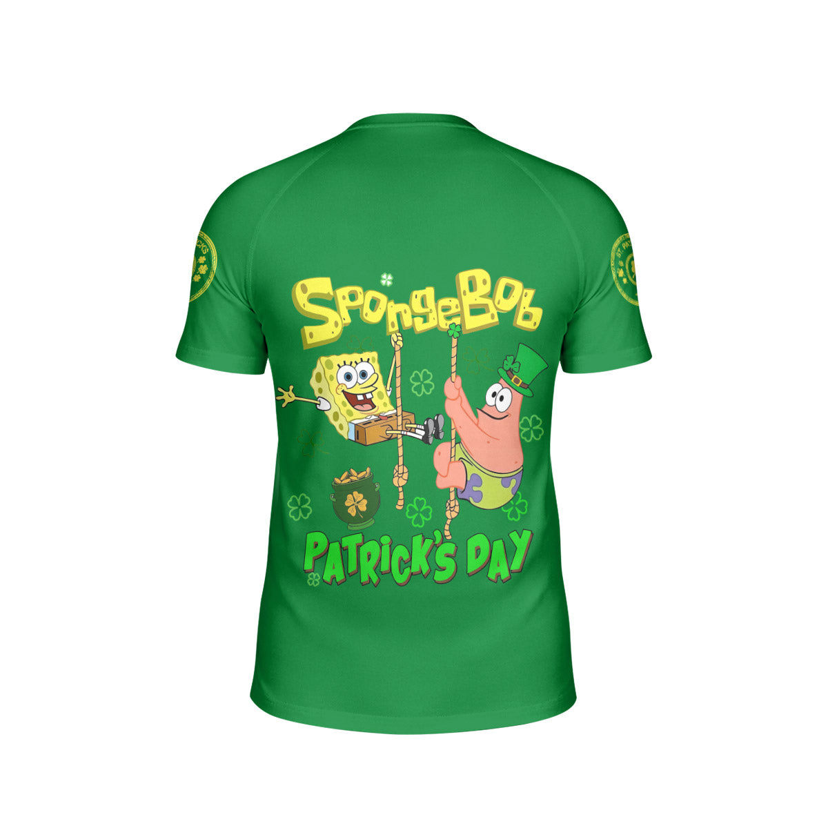 Happy St Krabby Patty Day Kids Rash Guard