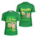 Happy St Krabby Patty Day Kids Rash Guard
