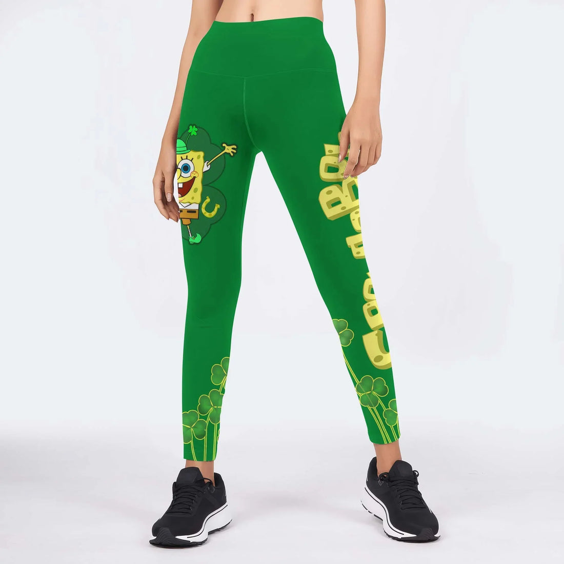 Happy St Krabby Patty Day Leggings