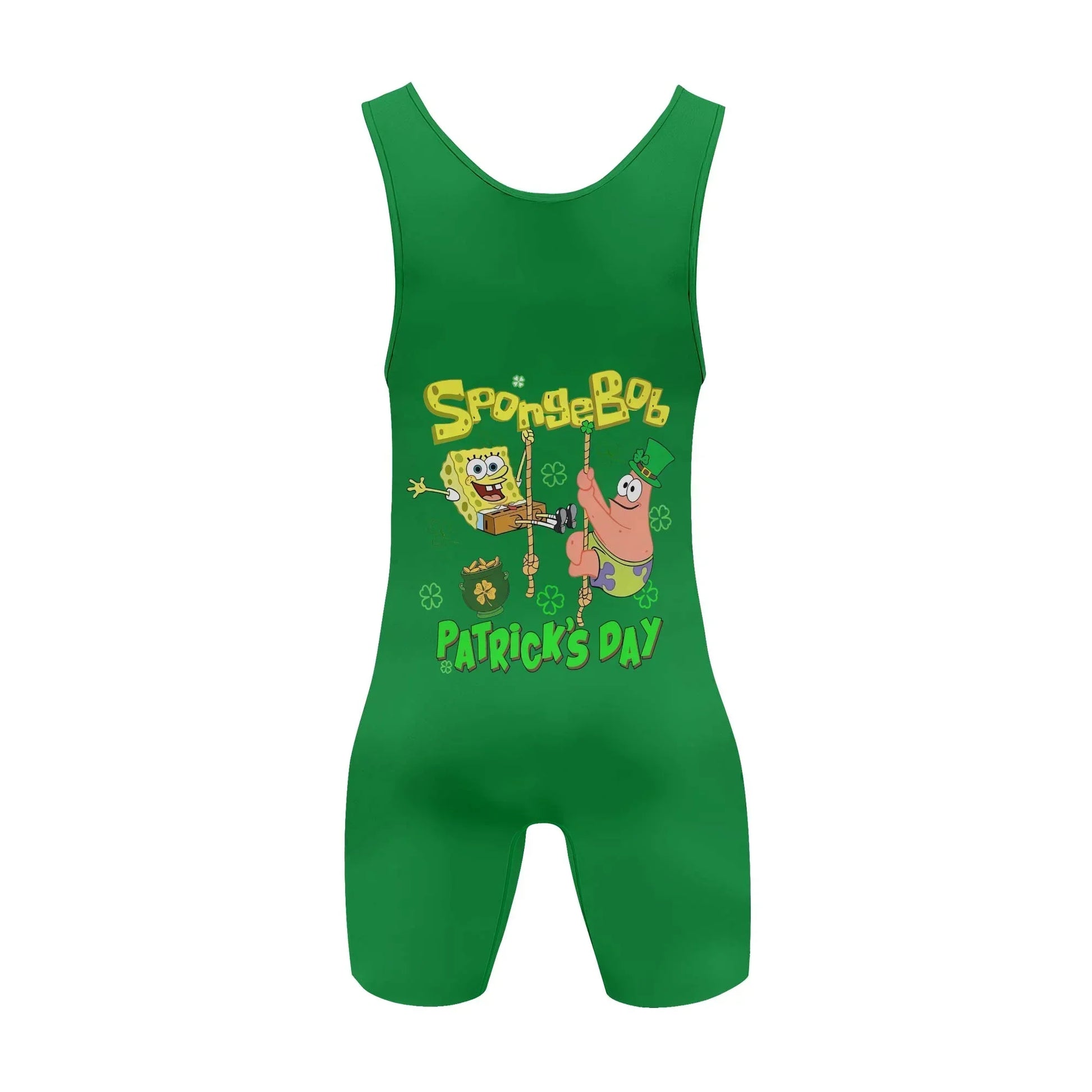 Happy St Krabby Patty Day Wrestling Singlet