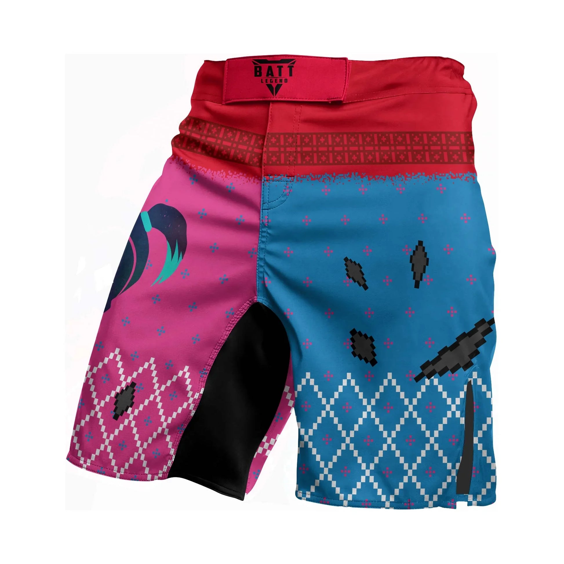 Harley Quinn Lil Monster Christmas Fight Shorts