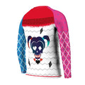 Harley Quinn Lil Monster Christmas Kids Rash Guard