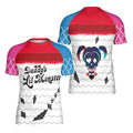 Harley Quinn Lil Monster Christmas Kids Rash Guard