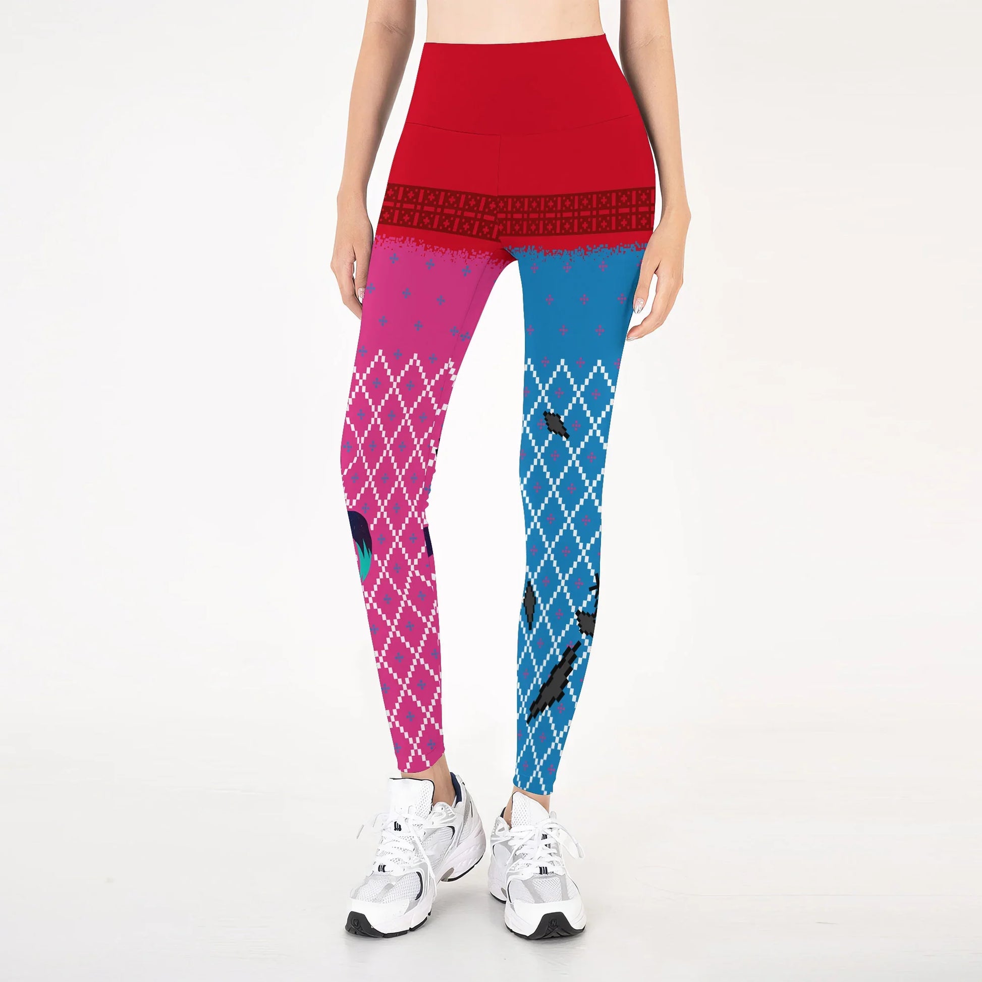 Harley Quinn Lil Monster Christmas Leggings