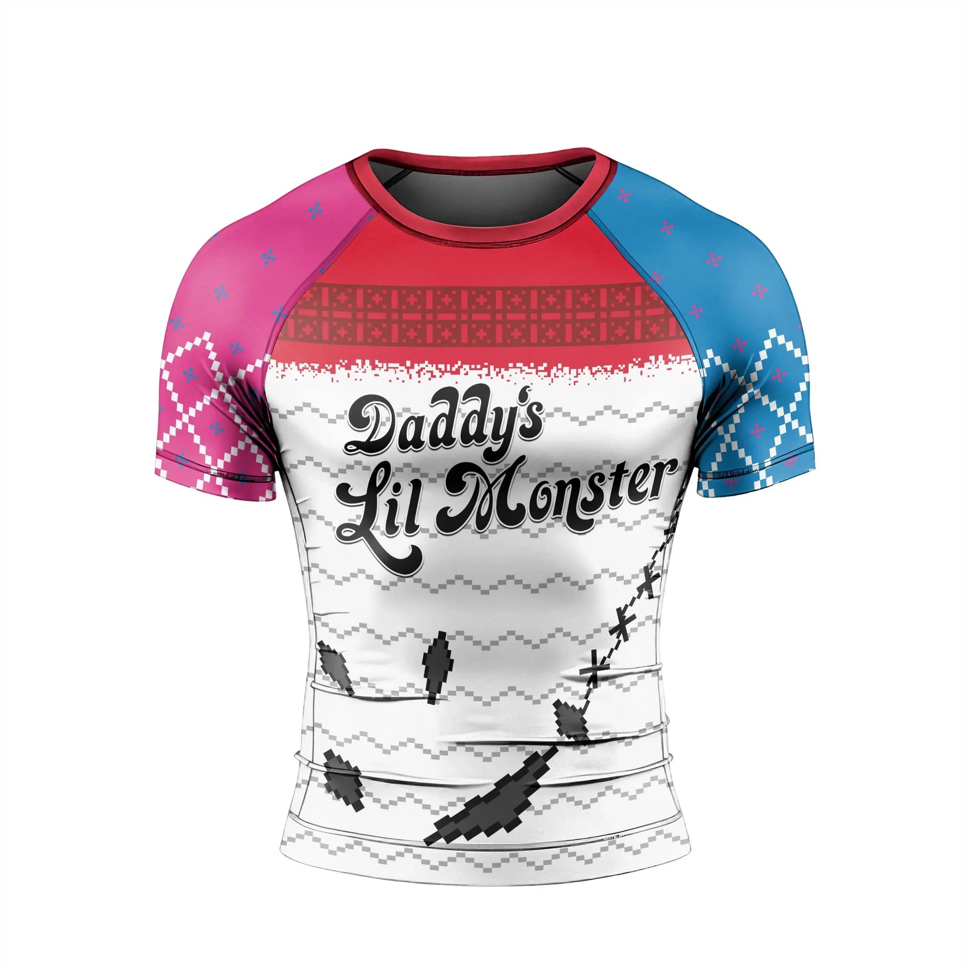 Harley Quinn Lil Monster Christmas Rash Guard