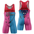 Harley Quinn Lil Monster Christmas Wrestling Singlet