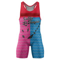 Harley Quinn Lil Monster Christmas Wrestling Singlet