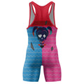 Harley Quinn Lil Monster Christmas Wrestling Singlet
