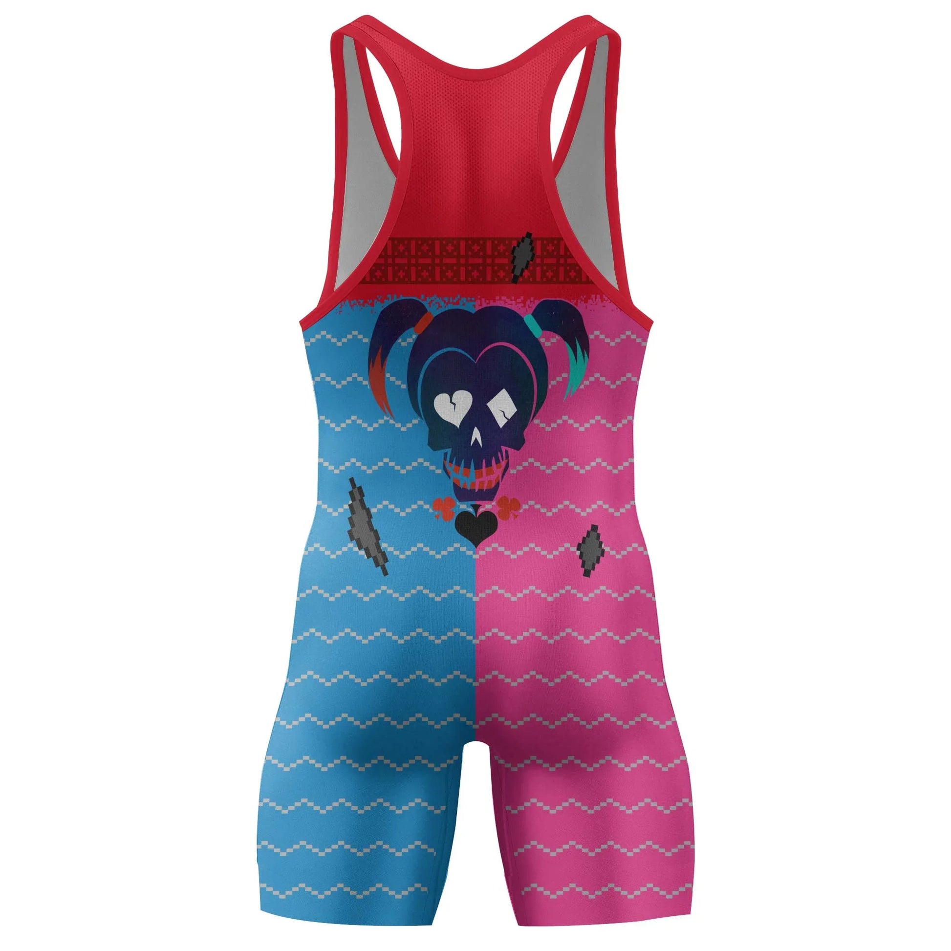 Harley Quinn Lil Monster Christmas Wrestling Singlet