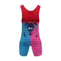 Harley Quinn Lil Monster Christmas Wrestling Singlet
