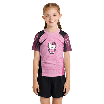 Hello Kitty Aura Farming Kids Rash Guard