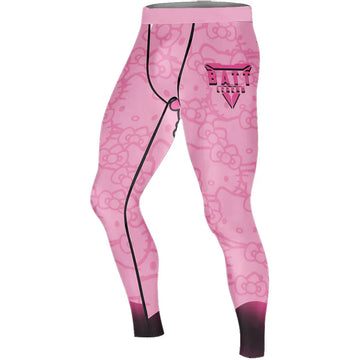 Hello Kitty Aura Farming Men's Compression Leggings