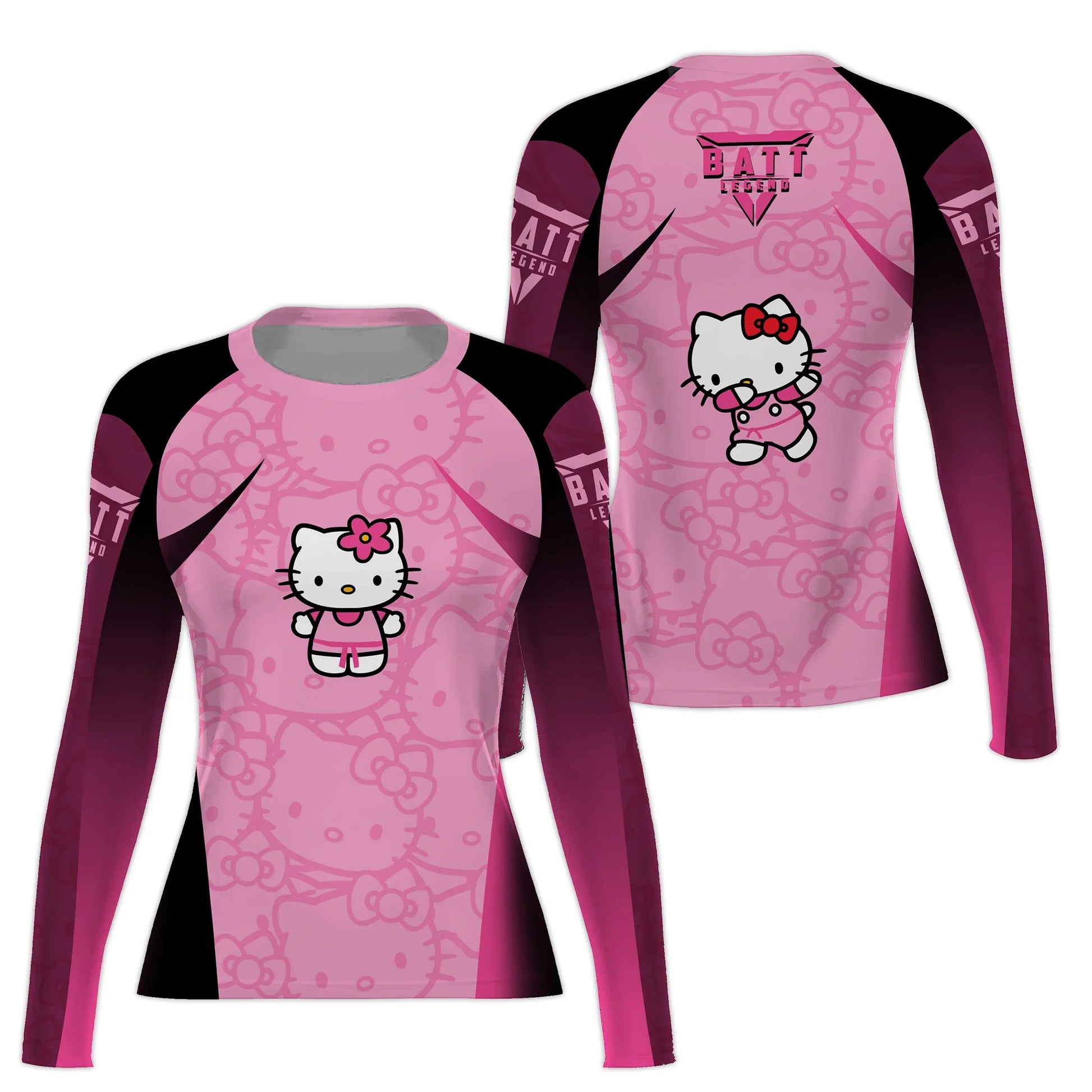 Hello Kitty Aura Farming Rash Guard