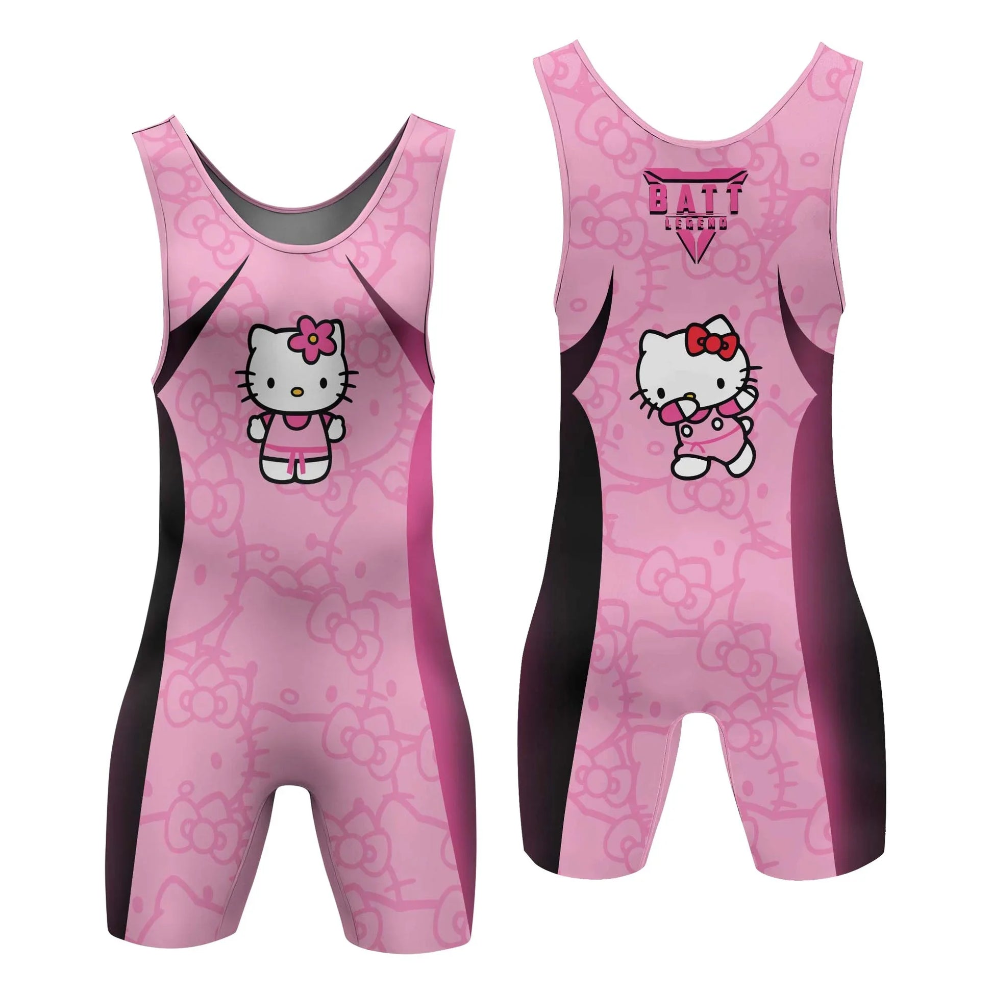 Hello Kitty Aura Farming Wrestling Singlet