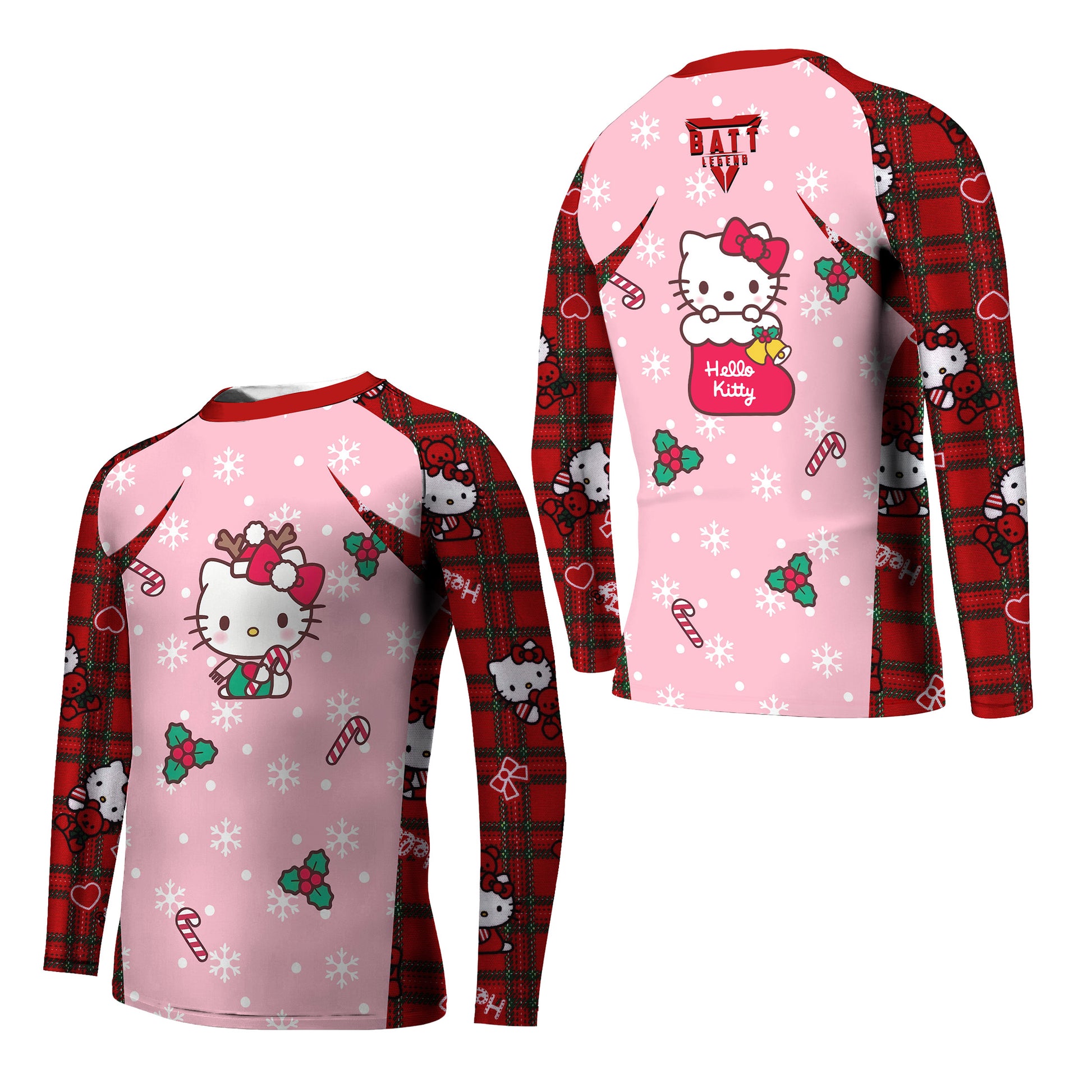 Hello Kitty Christmas Kids Rash Guard