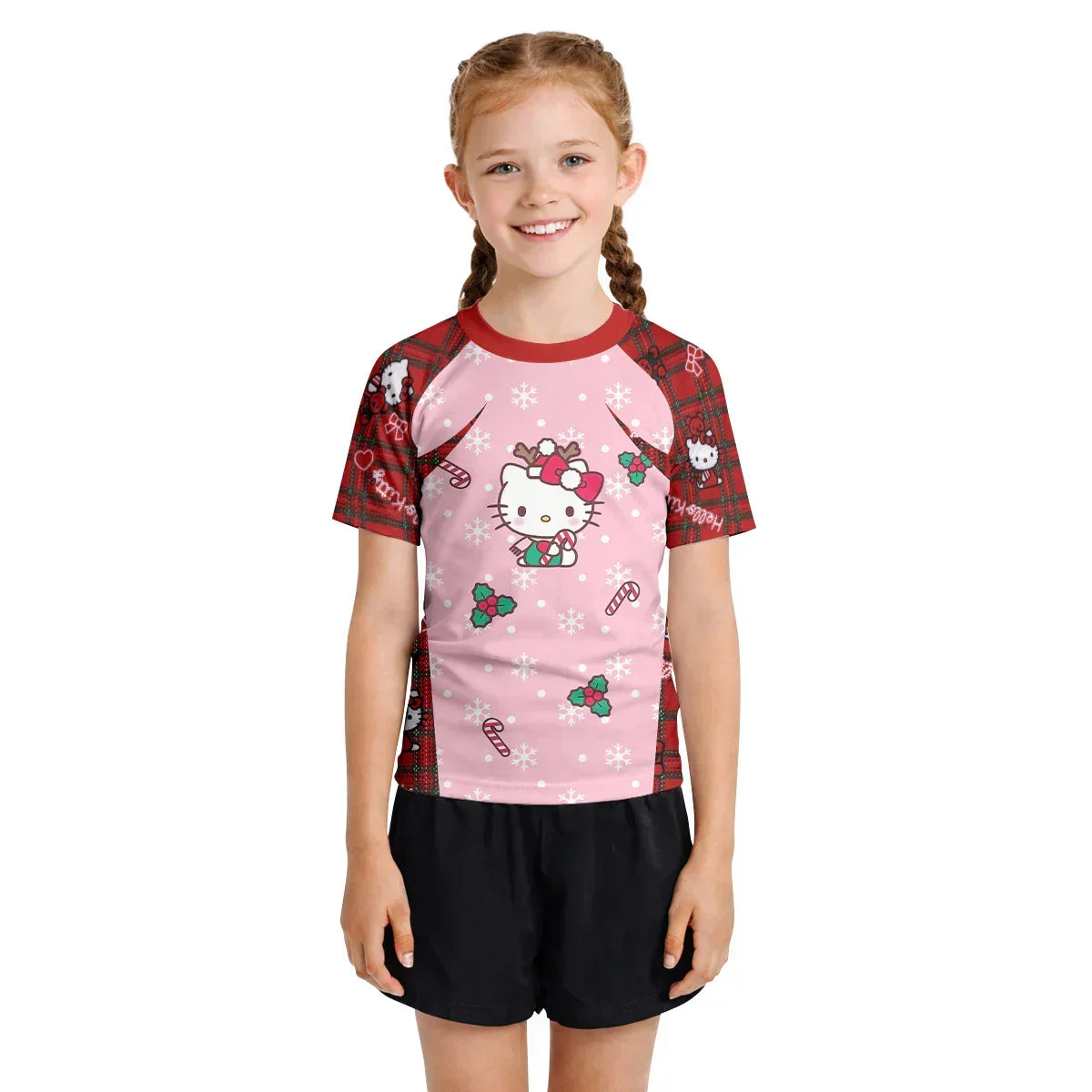 Hello Kitty Christmas Kids Rash Guard