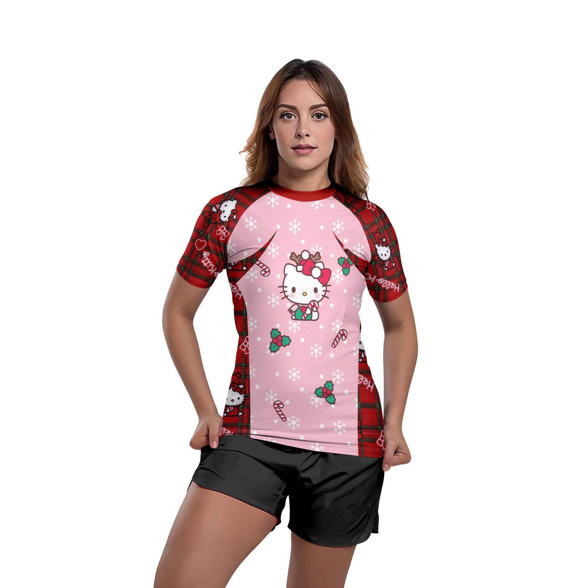 Hello Kitty Christmas Rash Guard