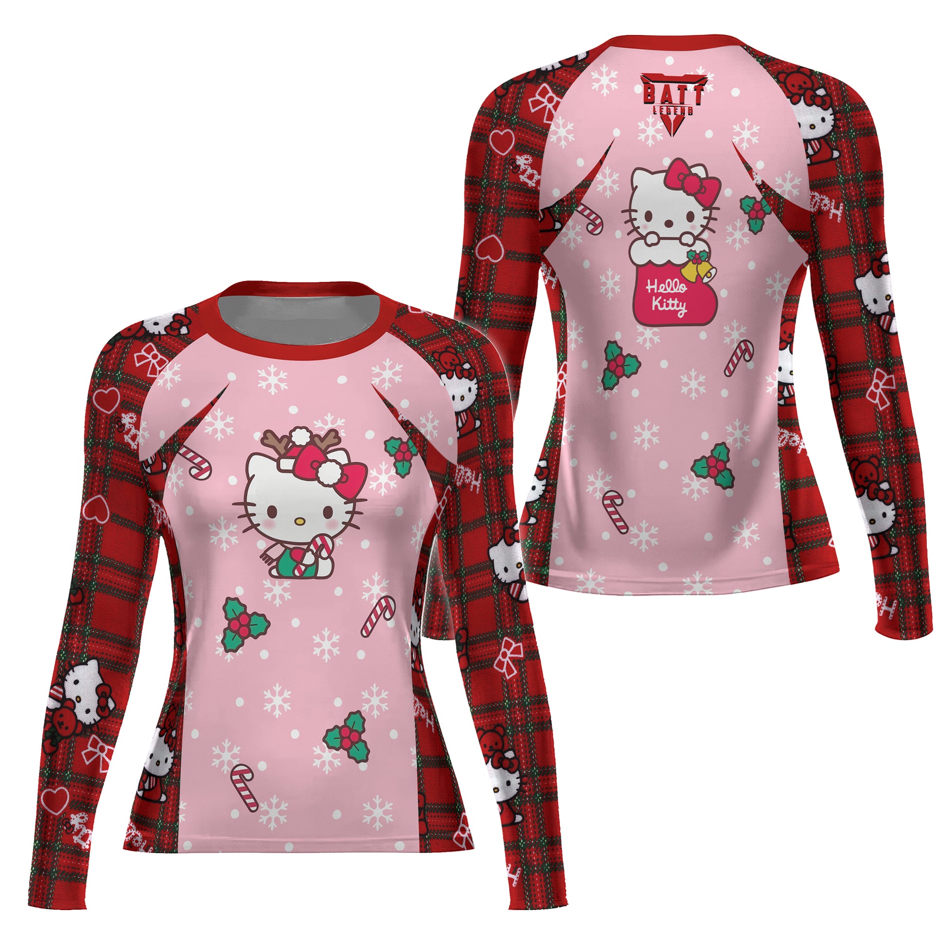 Hello Kitty Christmas Rash Guard