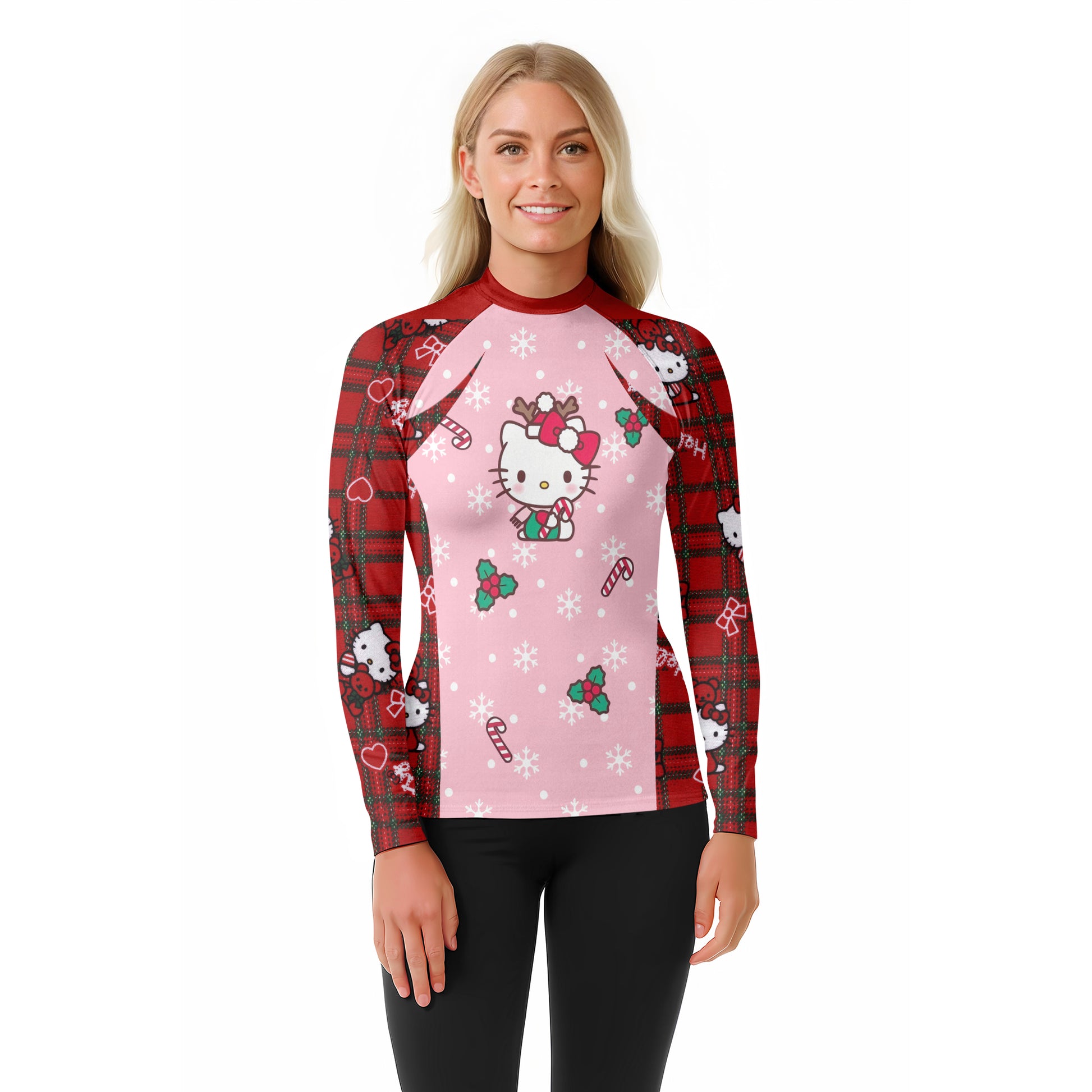 Hello Kitty Christmas Rash Guard