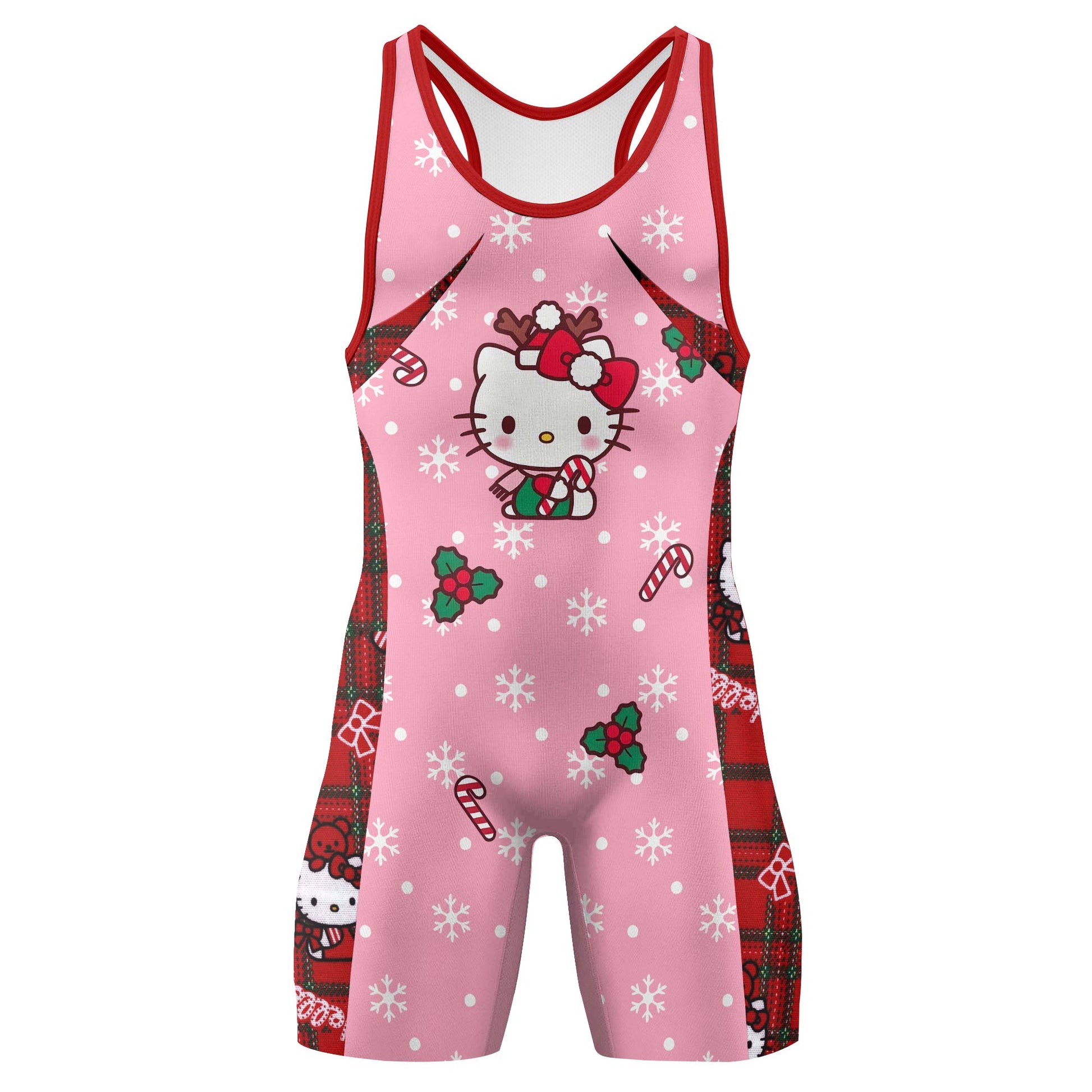 Hello Kitty Christmas Wrestling Singlet