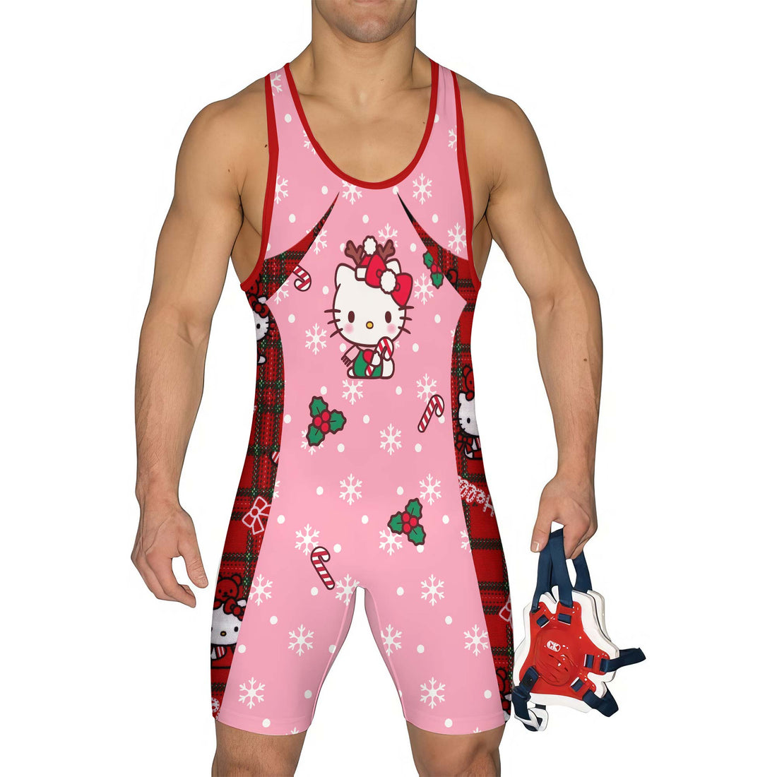 Hello Kitty Christmas Wrestling Singlet